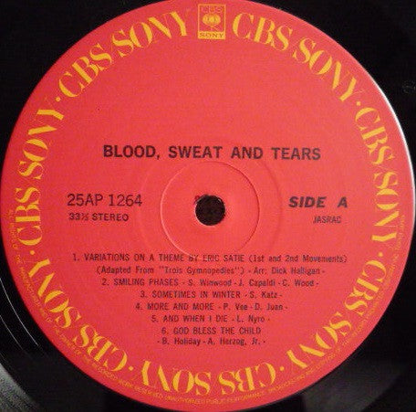 Blood, Sweat And Tears – Blood, Sweat And Tears LP vinyl record, image 7 of 8