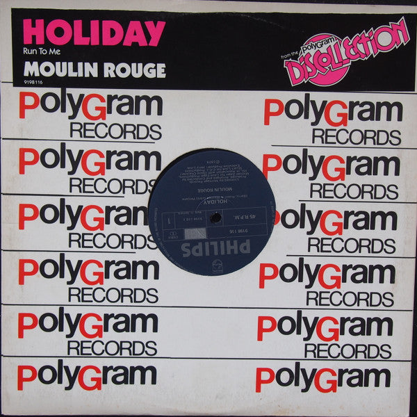 Moulin Rouge – Holiday / Run To Me 12" vinyl record, image 3 of 3
