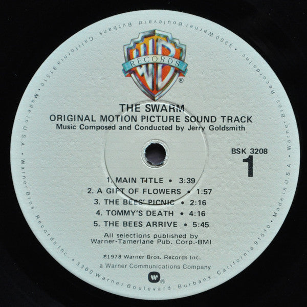 Jerry Goldsmith – The Swarm (Original Motion Picture Soundtrack) LP vinyl record, image 3 of 4