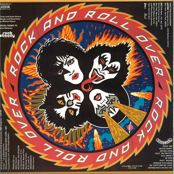 Kiss – Rock And Roll Over LP vinyl record, image 2 of 4