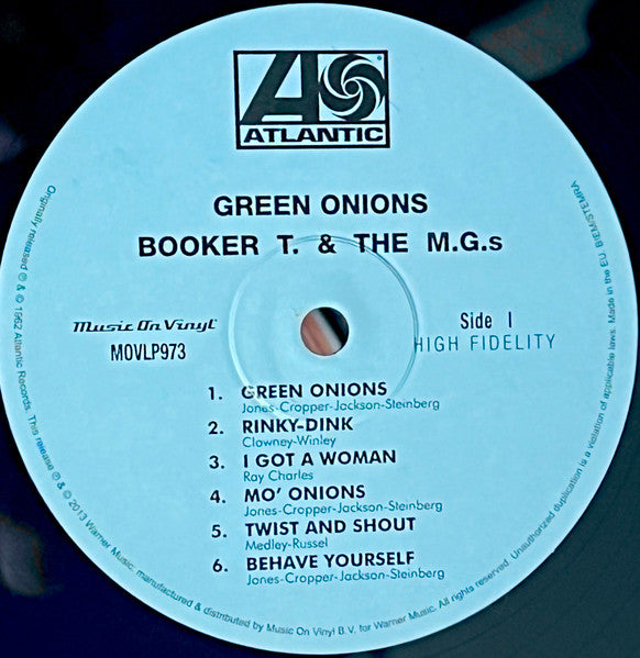 Booker T & The MG's – Green Onions LP vinyl record, image 3 of 4