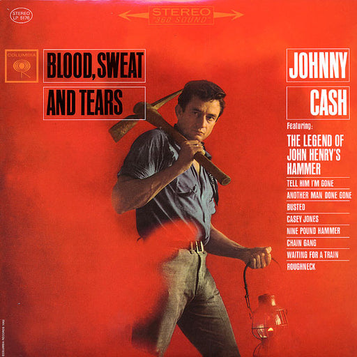 Johnny Cash – Blood, Sweat And Tears LP vinyl record, image 1 of 5