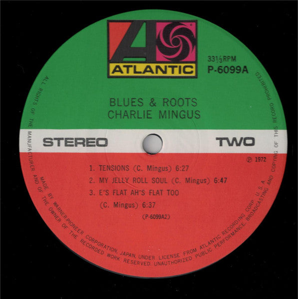 Charles Mingus – Blues & Roots LP vinyl record, image 4 of 4