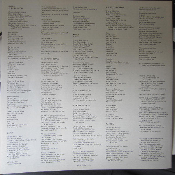 Steely Dan – Aja LP vinyl record, image 8 of 9