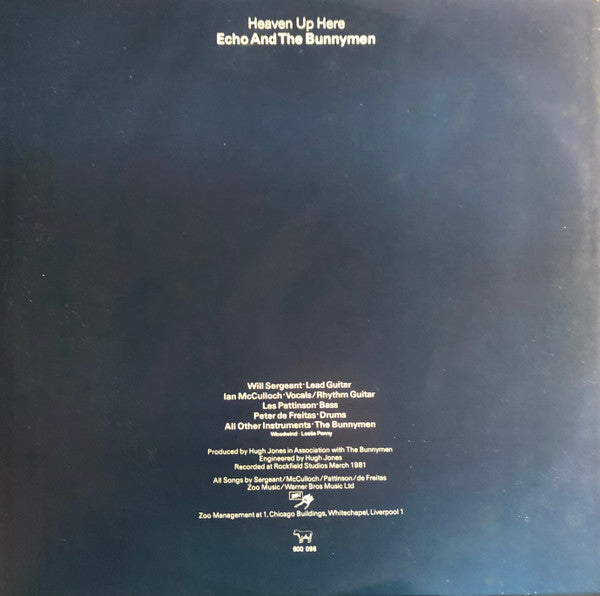 Echo & The Bunnymen – Heaven Up Here LP vinyl record, image 3 of 6