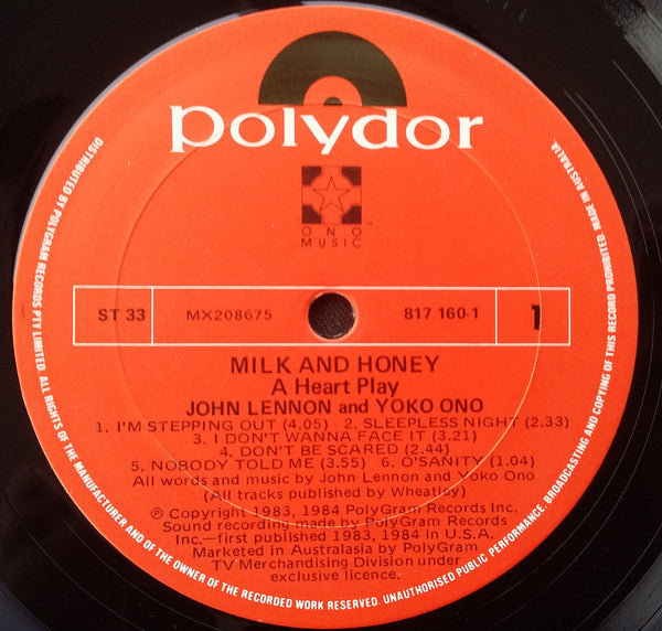 John Lennon & Yoko Ono – Milk And Honey LP vinyl record, image 4 of 7
