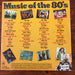 Various – Music Of The 80's (2xLP) LP vinyl record, image 2 of 2