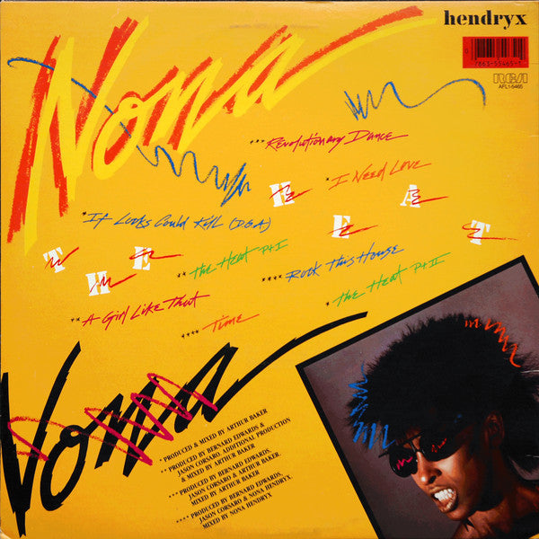 Nona Hendryx – The Heat LP vinyl record, image 2 of 6