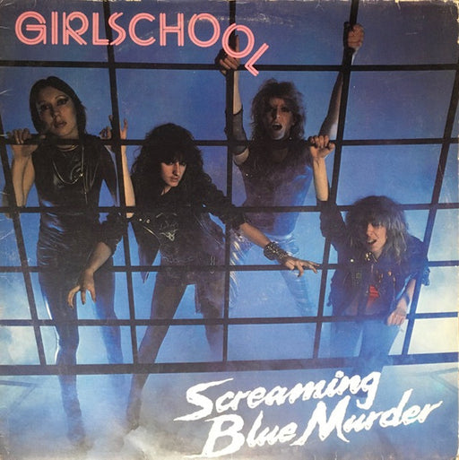 Girlschool – Screaming Blue Murder LP vinyl record, image 1 of 6