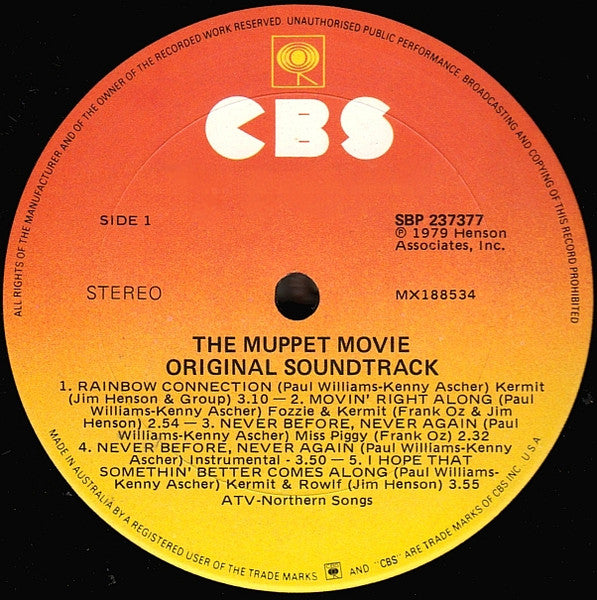 The Muppets – The Muppet Movie - Original Soundtrack Recording LP vinyl record, image 4 of 5