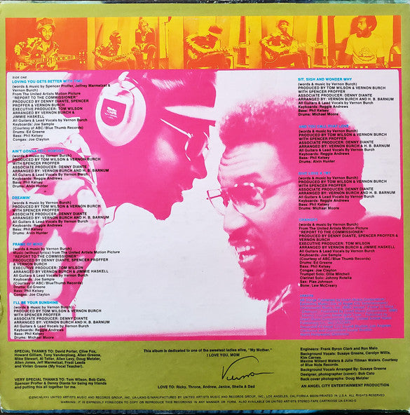 Vernon Burch – I'll Be Your Sunshine LP vinyl record, image 2 of 4
