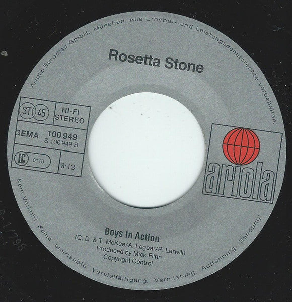 Rosetta Stone – If You Could See Me Now (Loving Arms) 7" vinyl record, image 4 of 4