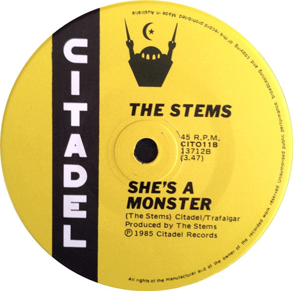 The Stems – She's A Monster / Make You Mine 7" vinyl record, image 4 of 4