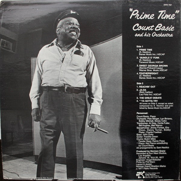 Count Basie Orchestra – Prime Time LP vinyl record, image 2 of 4