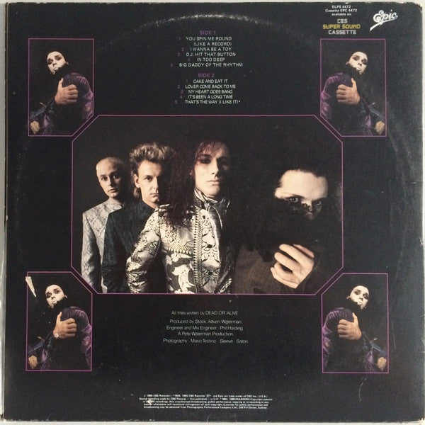 Dead Or Alive – Youthquake LP vinyl record, image 3 of 5