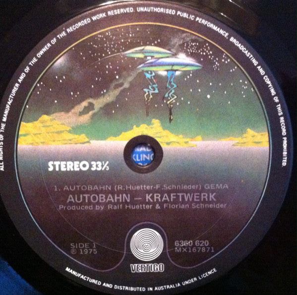 Kraftwerk – Autobahn LP vinyl record, image 4 of 5