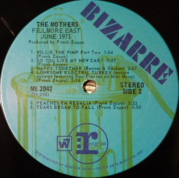 The Mothers – Fillmore East - June 1971 LP vinyl record, image 4 of 6
