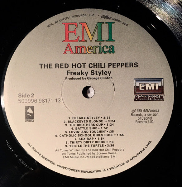 Red Hot Chili Peppers – Freaky Styley LP vinyl record, image 4 of 6