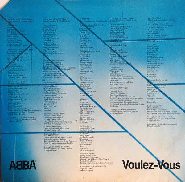 ABBA – Voulez-Vous LP vinyl record, image 6 of 6