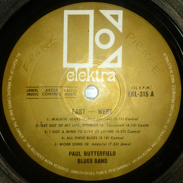 The Paul Butterfield Blues Band – East-West LP vinyl record, image 4 of 5