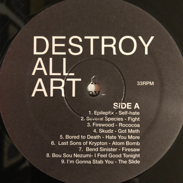 Various – Destroy All Art LP vinyl record, image 3 of 3