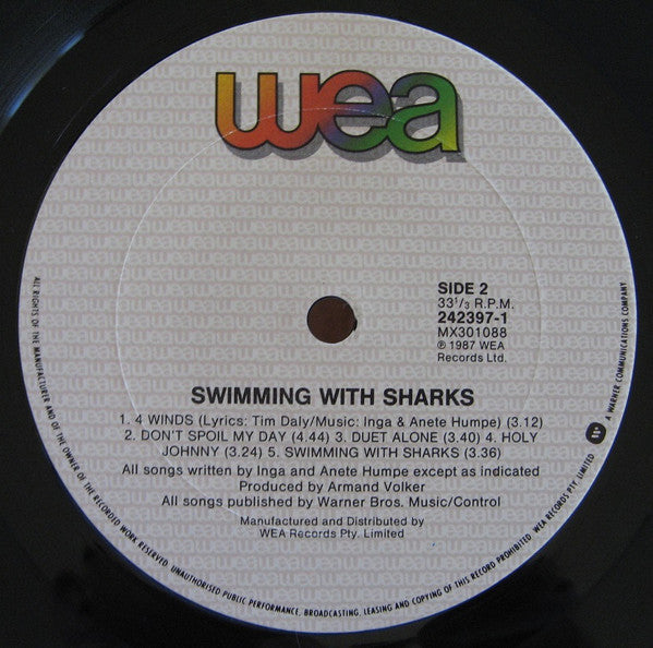Humpe Humpe – Swimming With Sharks LP vinyl record, image 6 of 6