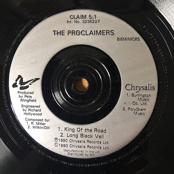 The Proclaimers – King Of The Road EP 7" vinyl record, image 3 of 4