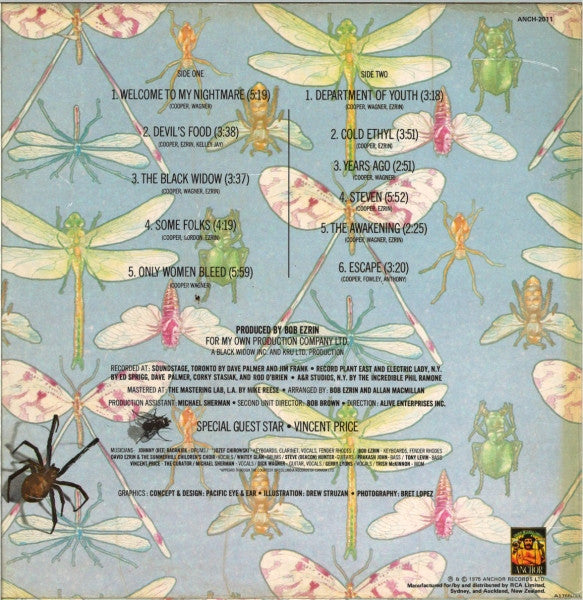Alice Cooper – Welcome To My Nightmare LP vinyl record, image 2 of 4