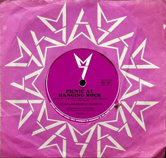 The Nolan-Buddle Quartet – Picnic At Hanging Rock 7" vinyl record, image 1 of 4