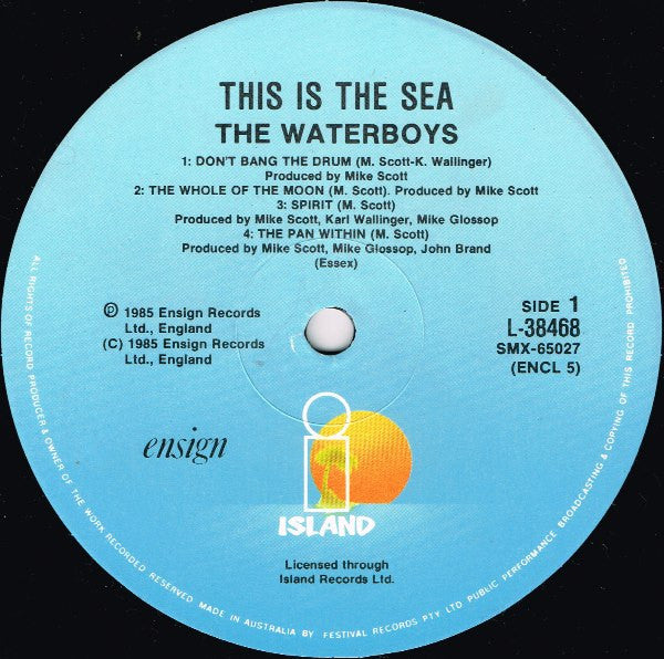 The Waterboys – This Is The Sea LP vinyl record, image 3 of 6
