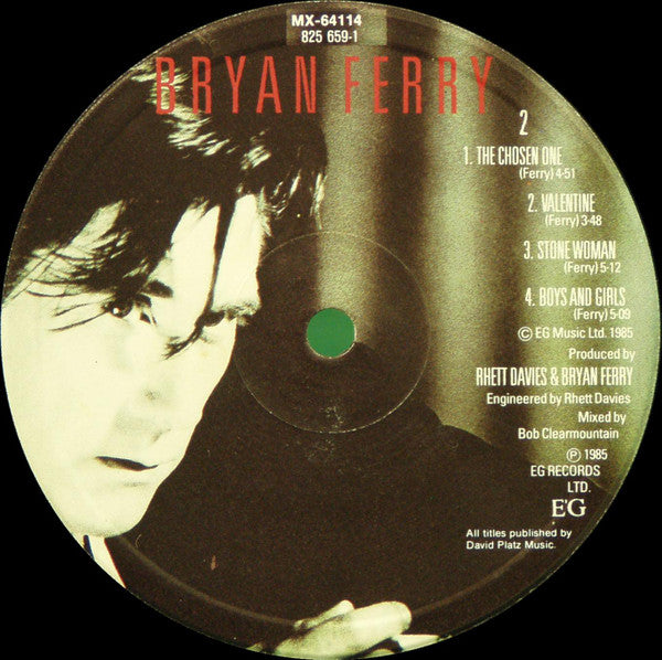 Bryan Ferry – Boys And Girls LP vinyl record, image 4 of 6