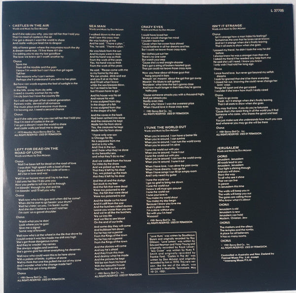 Don McLean – Believers LP vinyl record, image 6 of 6