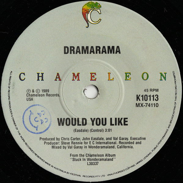 Dramarama – Last Cigarette 7" vinyl record, image 2 of 2