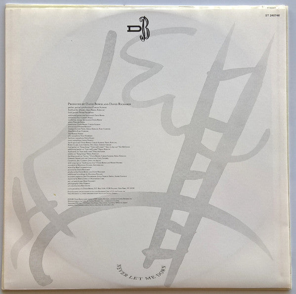David Bowie – Never Let Me Down LP vinyl record, image 6 of 6