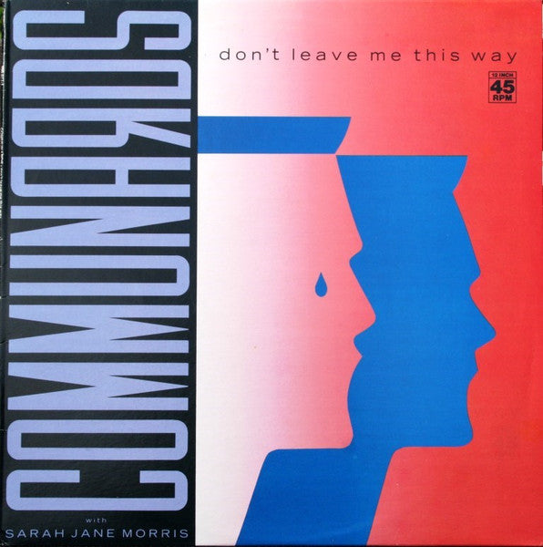 The Communards, Sarah Jane Morris – Don't Leave Me This Way 12" vinyl record, image 1 of 4