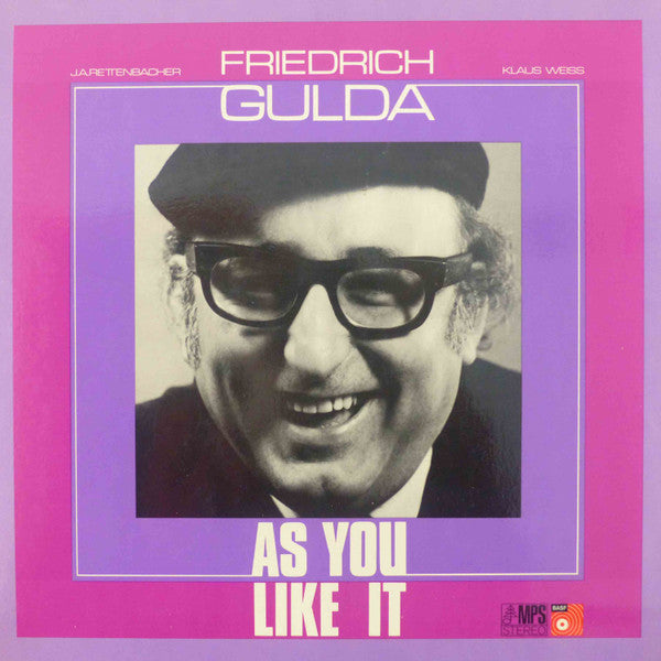 Friedrich Gulda – As You Like It LP vinyl record, image 1 of 6