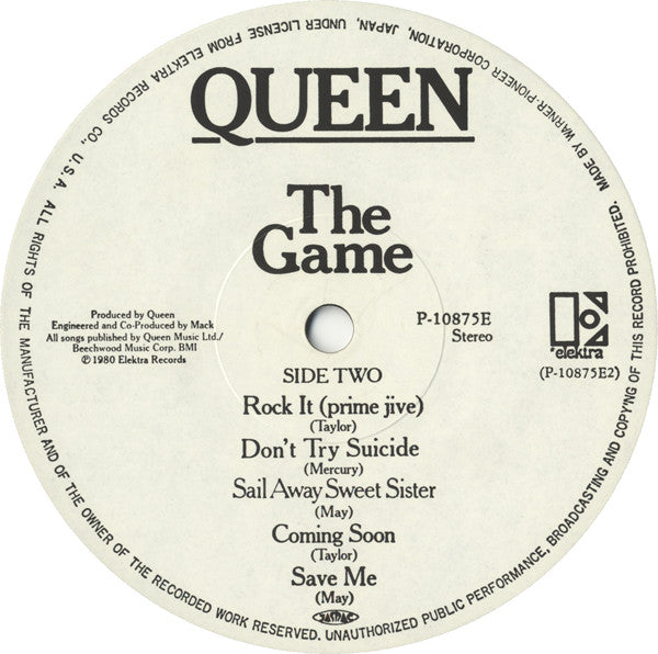 Queen – The Game LP vinyl record, image 4 of 10