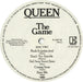 Queen – The Game LP vinyl record, image 4 of 10