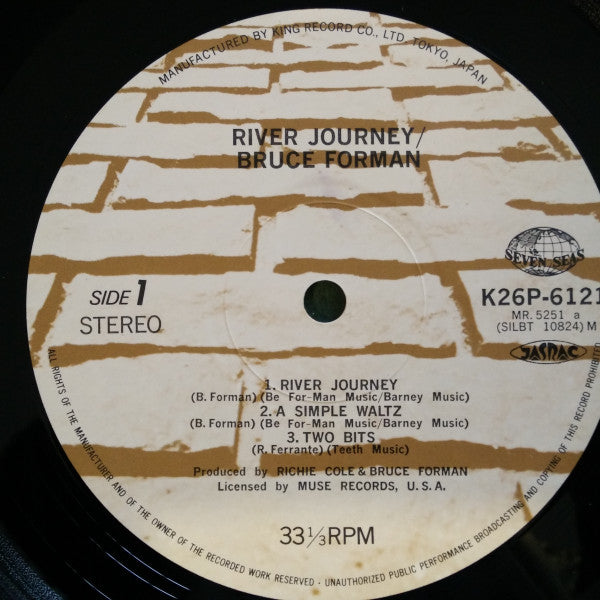Bruce Forman – River Journey LP vinyl record, image 3 of 4