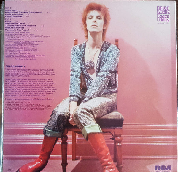 David Bowie – Space Oddity LP vinyl record, image 2 of 7