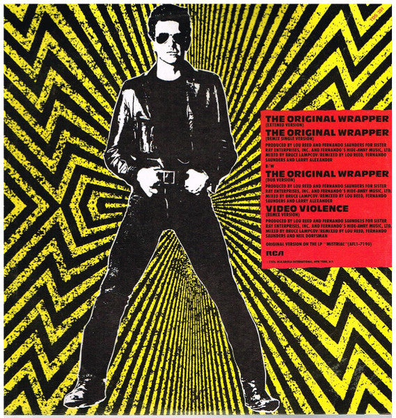 Lou Reed – The Original Wrapper / Video Violence 12" vinyl record, image 2 of 3