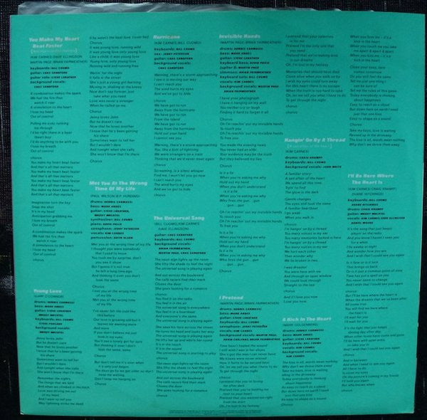 Kim Carnes – Café Racers LP vinyl record, image 4 of 5