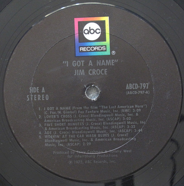 Jim Croce – I Got A Name LP vinyl record, image 8 of 10