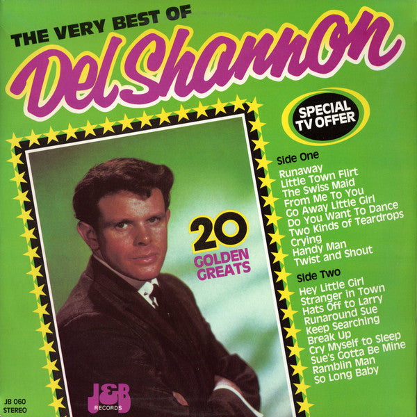 Del Shannon – The Very Best Of Del Shannon LP vinyl record, image 1 of 4