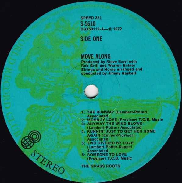 The Grass Roots – Move Along LP vinyl record, image 3 of 5