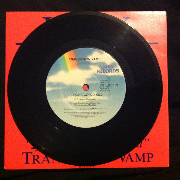 Transvision Vamp – If Looks Could Kill 7" vinyl record, image 3 of 5