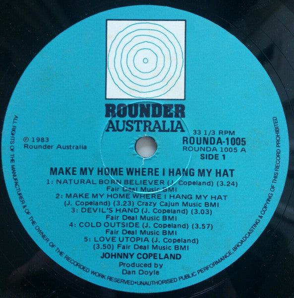 Johnny Copeland – Make My Home Where I Hang My Hat LP vinyl record, image 3 of 4