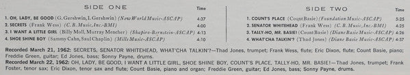 Count Basie And The Kansas City Seven – Count Basie And The Kansas City 7 LP vinyl record, image 6 of 10
