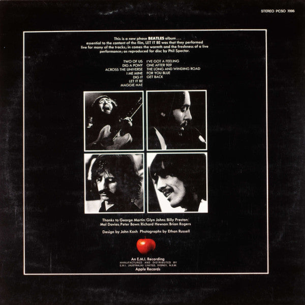 The Beatles – Let It Be LP vinyl record, image 7 of 7