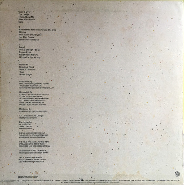 Fleetwood Mac – Tusk (2xLP) LP vinyl record, image 2 of 10